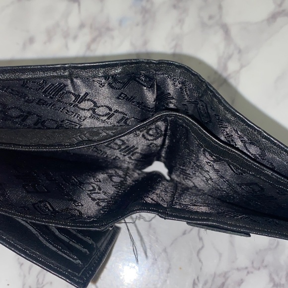 Billabong Black Genuine Leather Card Holder Wallet - Picture 6 of 8